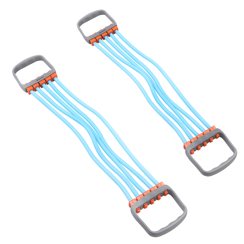 Jeenove Chest Expander, Adjustable Spring Exerciser Fitness,Exercise Resistance Trainer for Gym, Home.