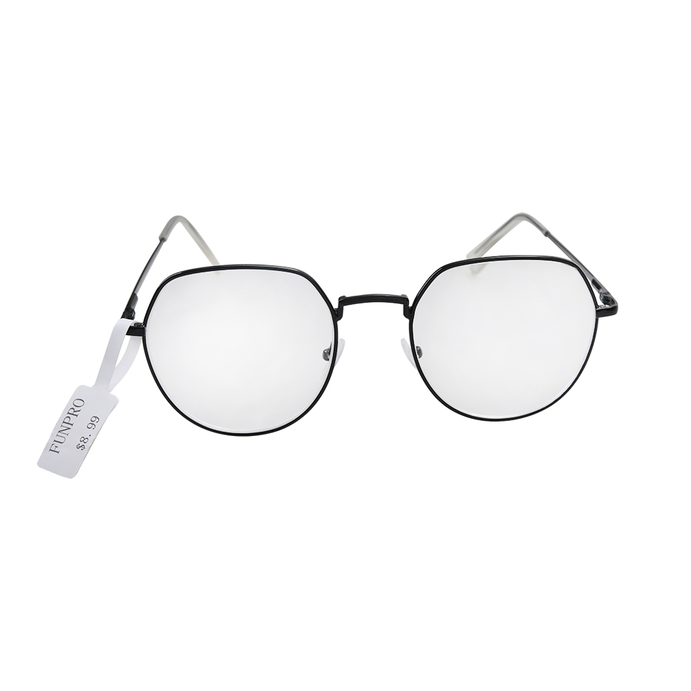 FUNPRO Glasses for both men and women, no degree glasses, fashionable to wear, can block radiation