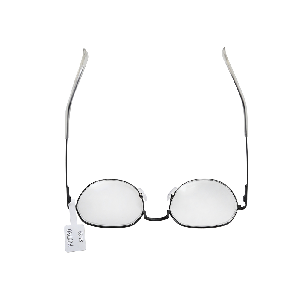 FUNPRO Glasses for both men and women, no degree glasses, fashionable to wear, can block radiation