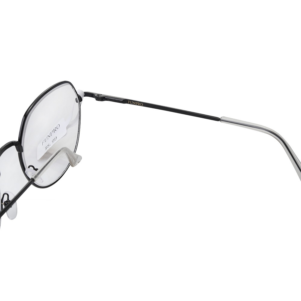 FUNPRO Glasses for both men and women, no degree glasses, fashionable to wear, can block radiation