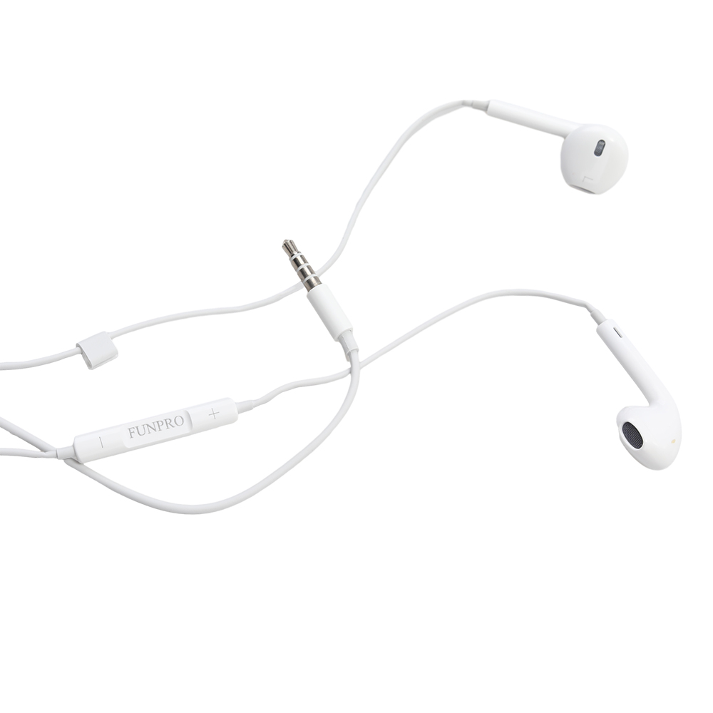 FUNPRO In ear earphones, mobile phones, iPads, computers, universal earphones, mini comfortable sound insulation and noise reduction earphones