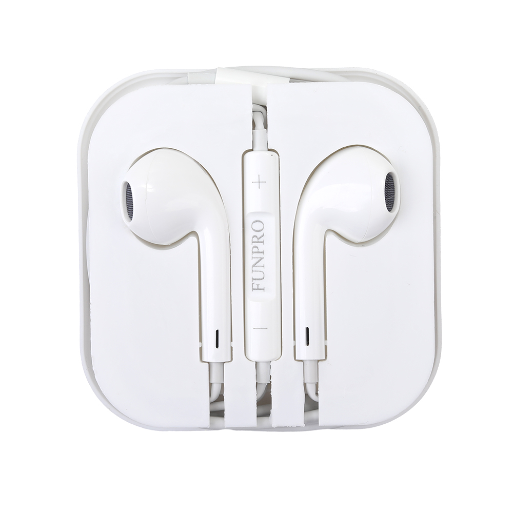 FUNPRO In ear earphones, mobile phones, iPads, computers, universal earphones, mini comfortable sound insulation and noise reduction earphones