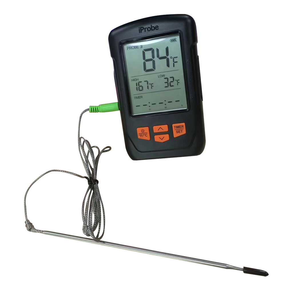 iProbe Meat thermometer, kitchen specific multifunctional battery alarm thermometer
