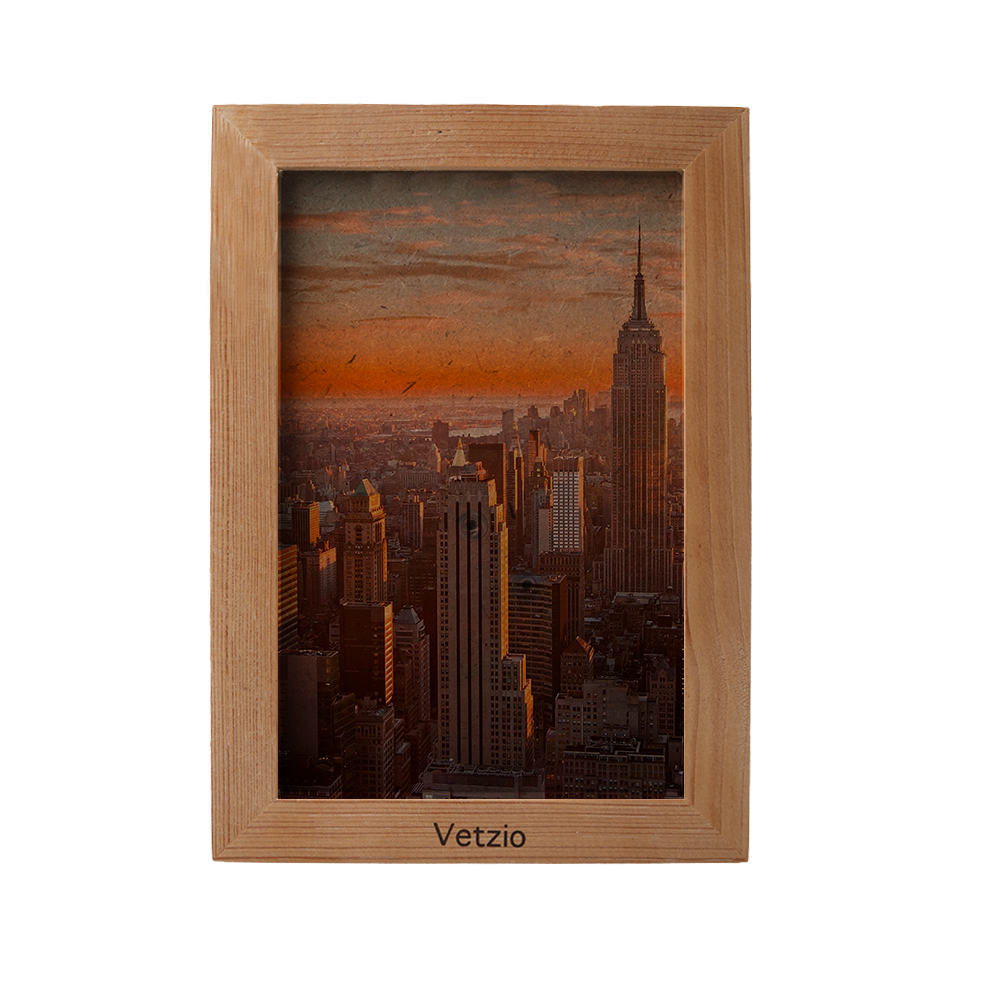 Vetzio Picture frames,6×4 Inch Wooden Picture frames with High Definition Glass for Tabletop or Wall Decor.