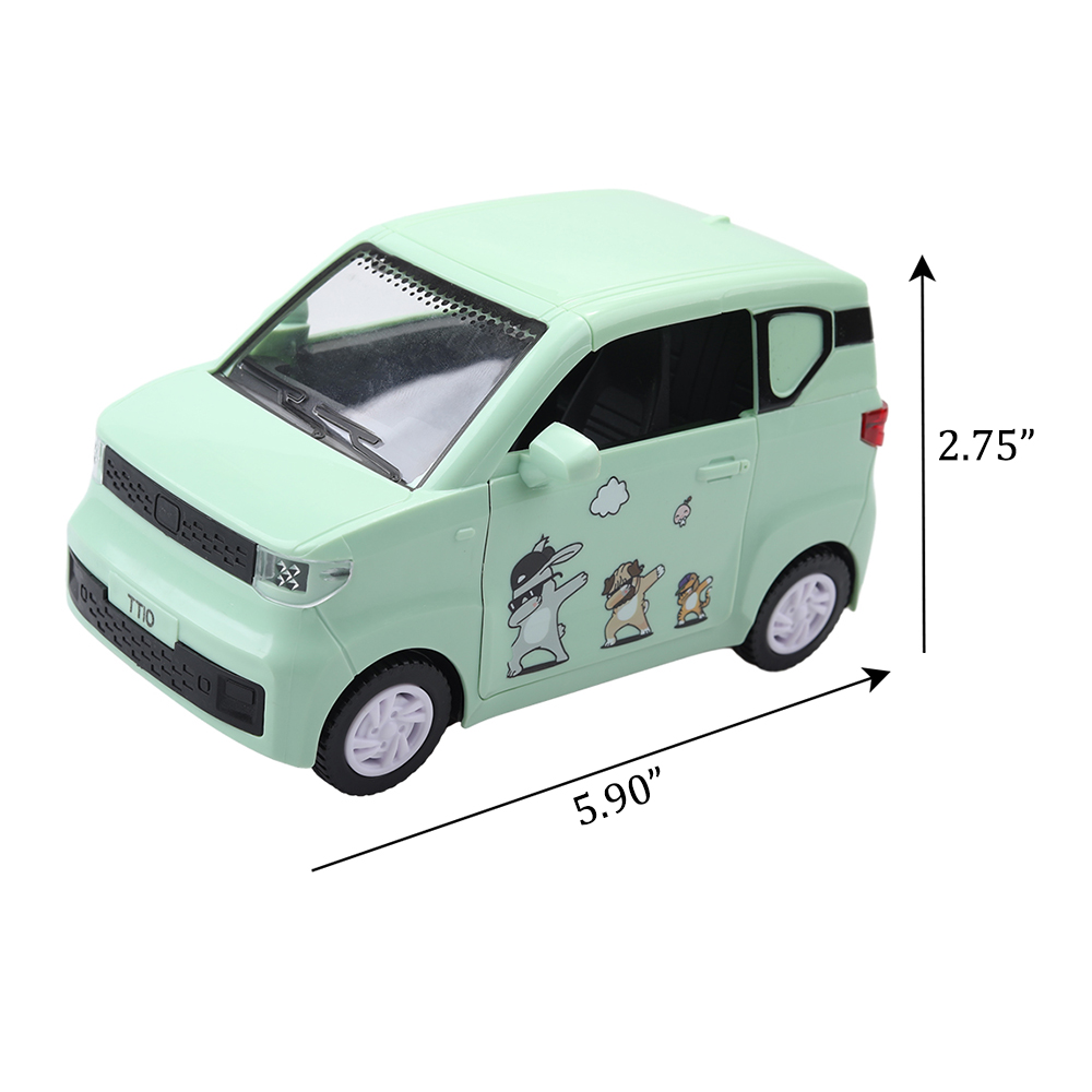 TTIO Toy Model Car, 3 sections of 1.5V battery-powered children's toy model car with LED lights.