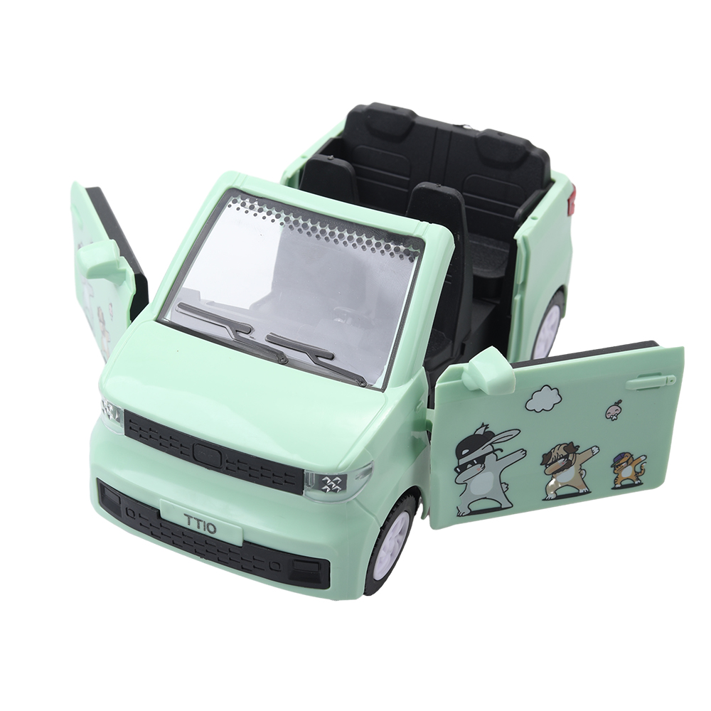 TTIO Toy Model Car, 3 sections of 1.5V battery-powered children's toy model car with LED lights.