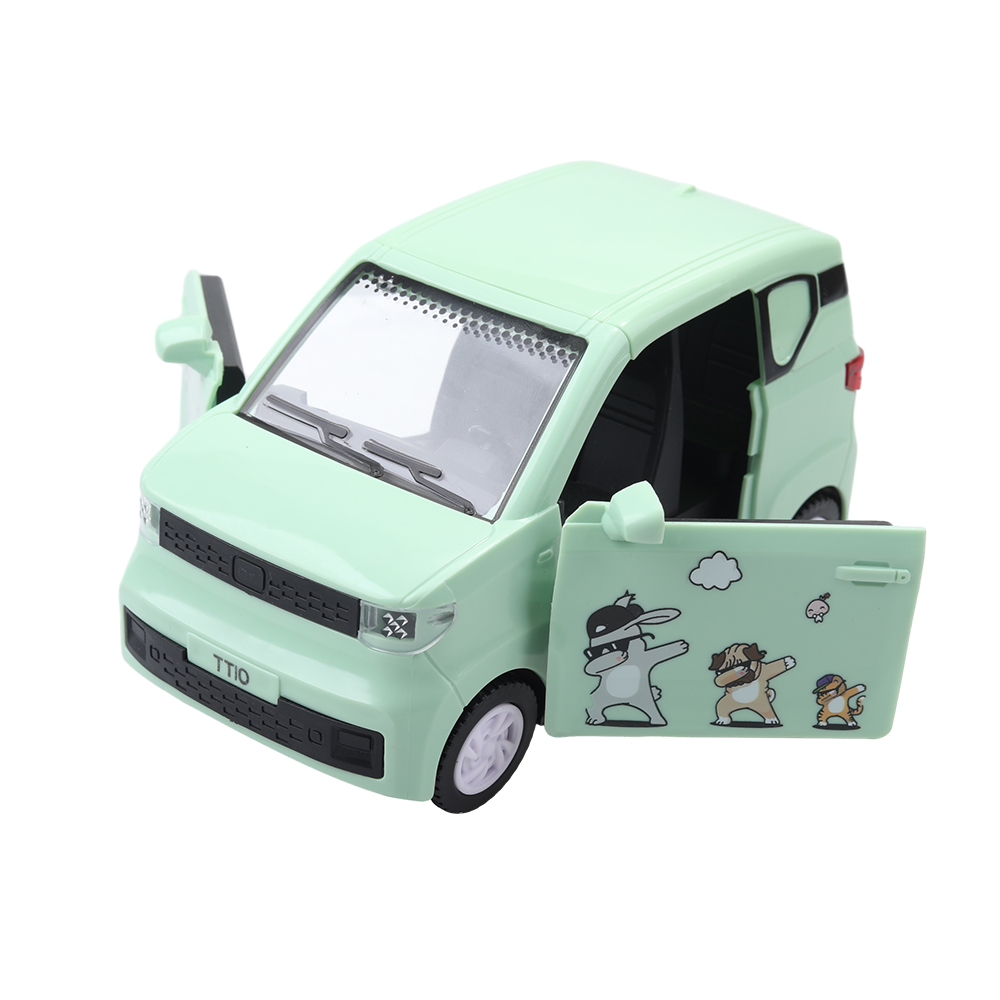 TTIO Toy Model Car, 3 sections of 1.5V battery-powered children's toy model car with LED lights.