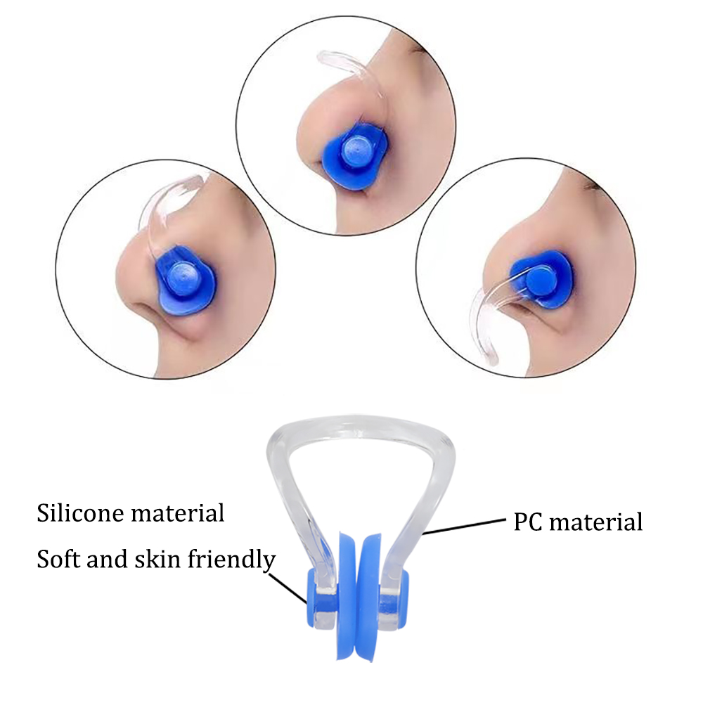 TTIO Nasal clip for divers and swimmer Soft silicone nasal clip for adults and children