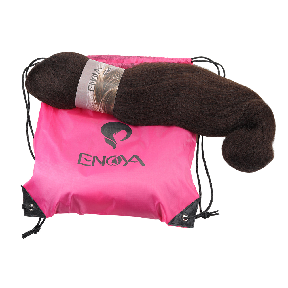 ENOYA Long Straight Wigs, Fluffy Natural Looking Wigs With Fringe Synthetic Hair Wig for Women and Girl.