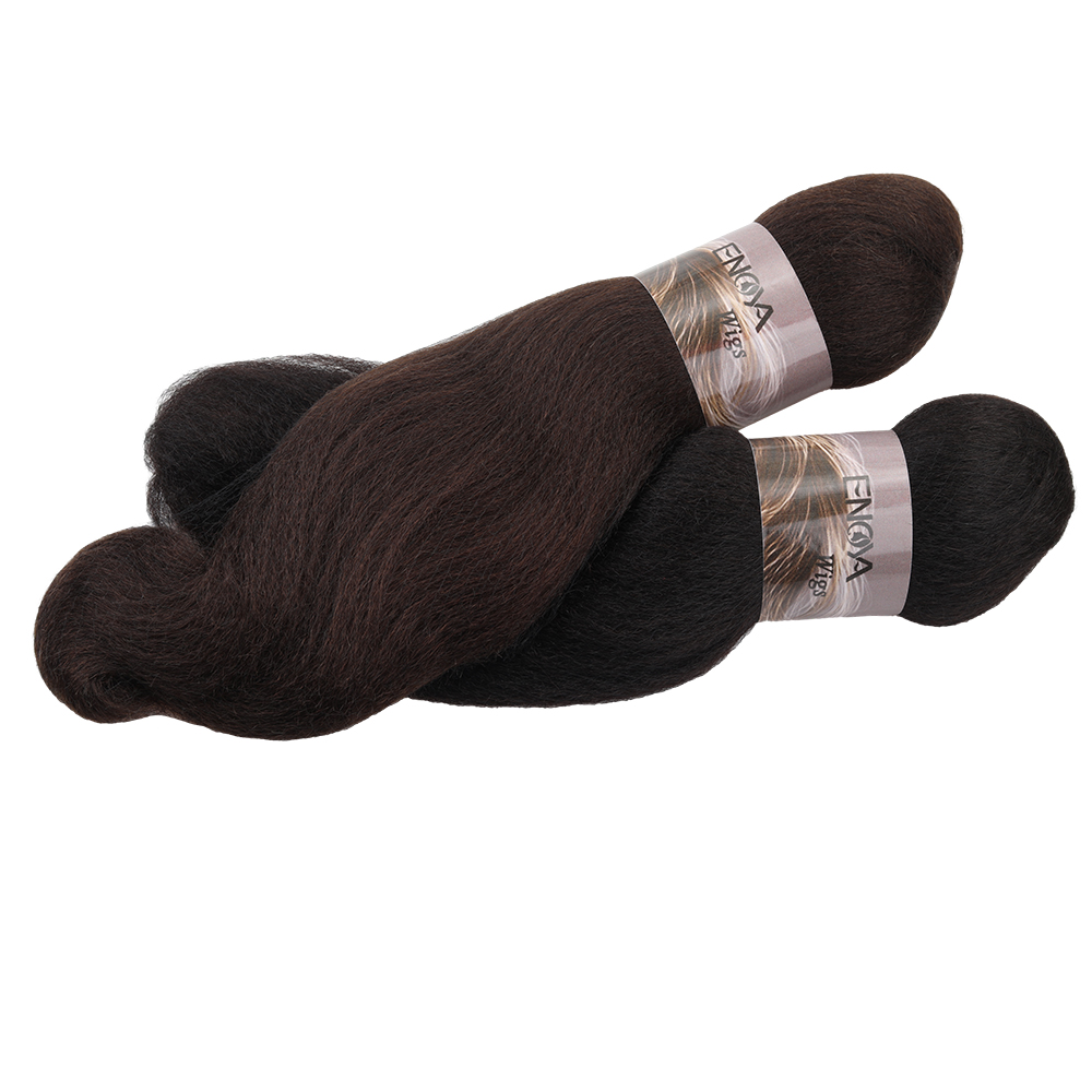 ENOYA Long Straight Wigs, Fluffy Natural Looking Wigs With Fringe Synthetic Hair Wig for Women and Girl.