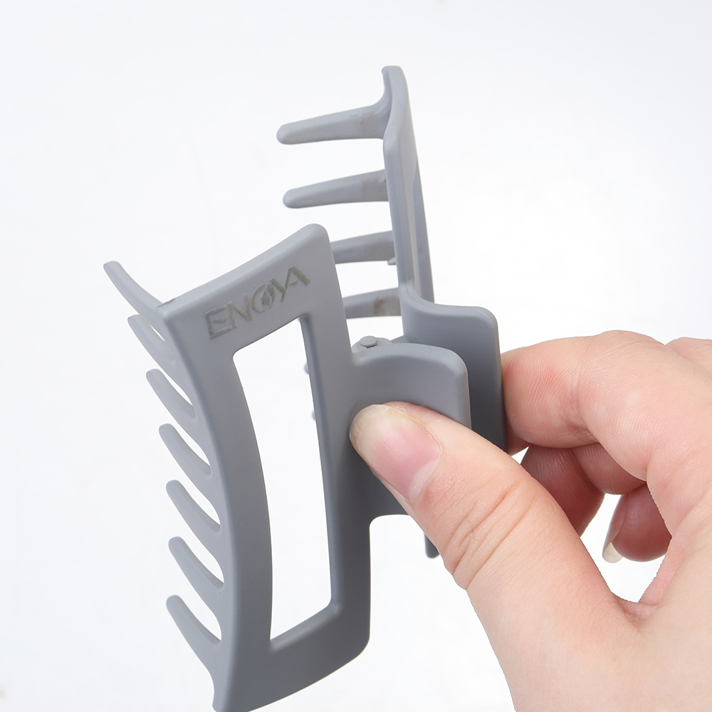 ENOYA Hair Claw Clips,Square Claw Clips,Non-slip Matte Large Hair Clips,Hair Jaw Clips for Women and Girls.