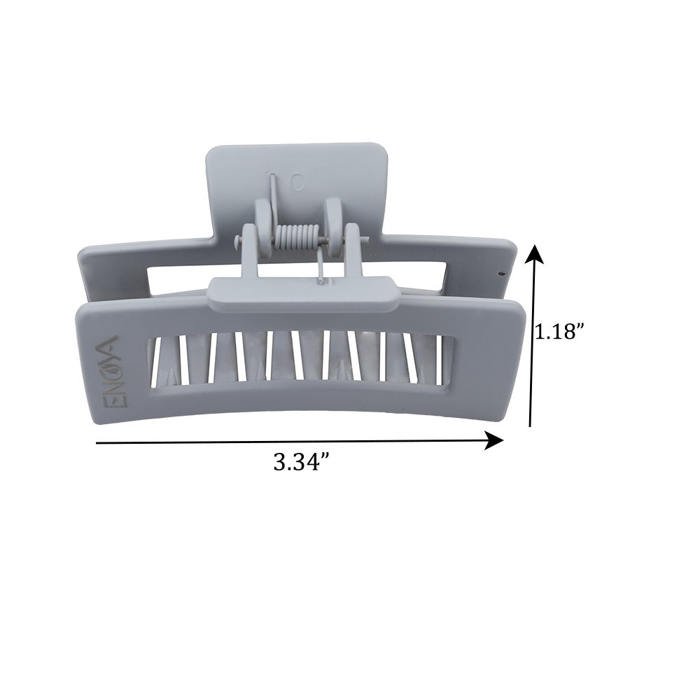 ENOYA Hair Claw Clips,Square Claw Clips,Non-slip Matte Large Hair Clips,Hair Jaw Clips for Women and Girls.