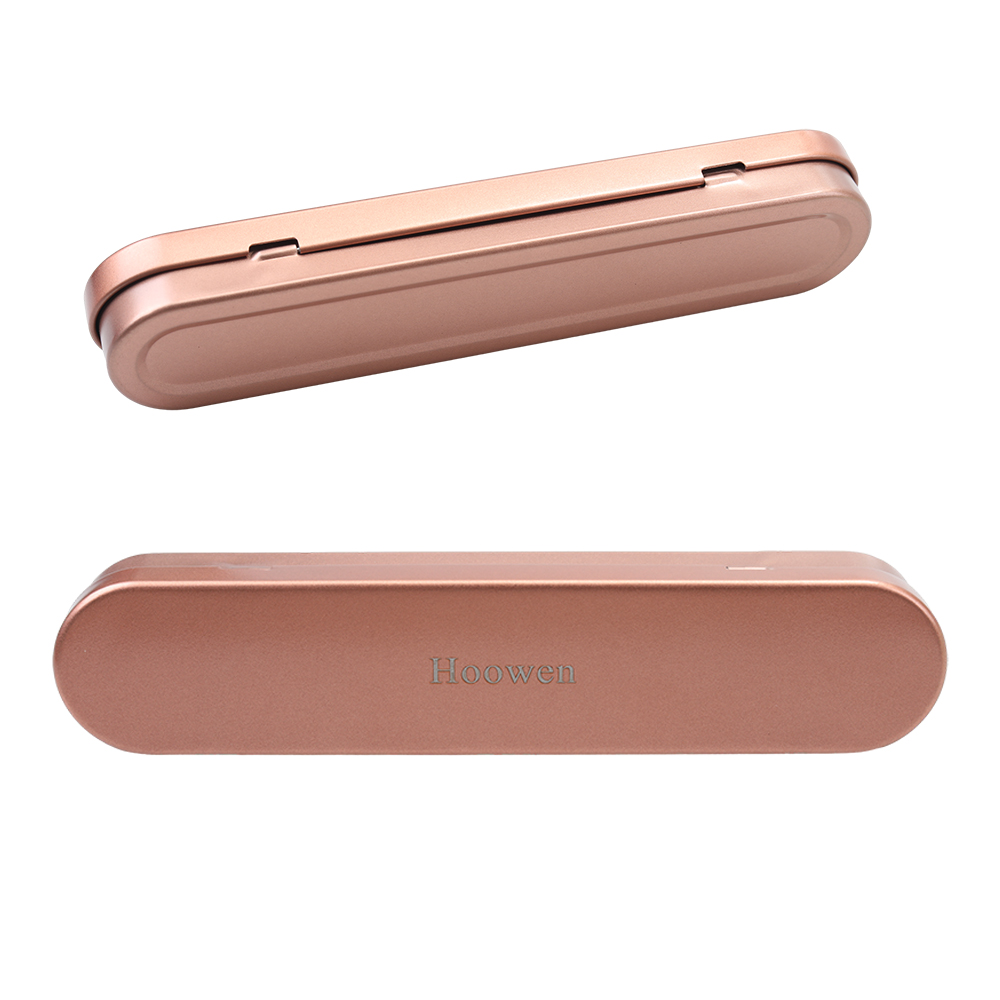 Hoowen Metal pen box, pen box, rose gold signature pen box, storage box