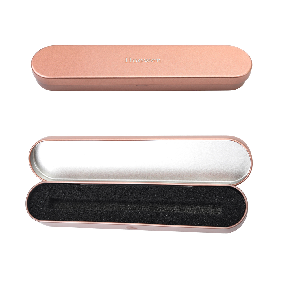 Hoowen Metal pen box, pen box, rose gold signature pen box, storage box