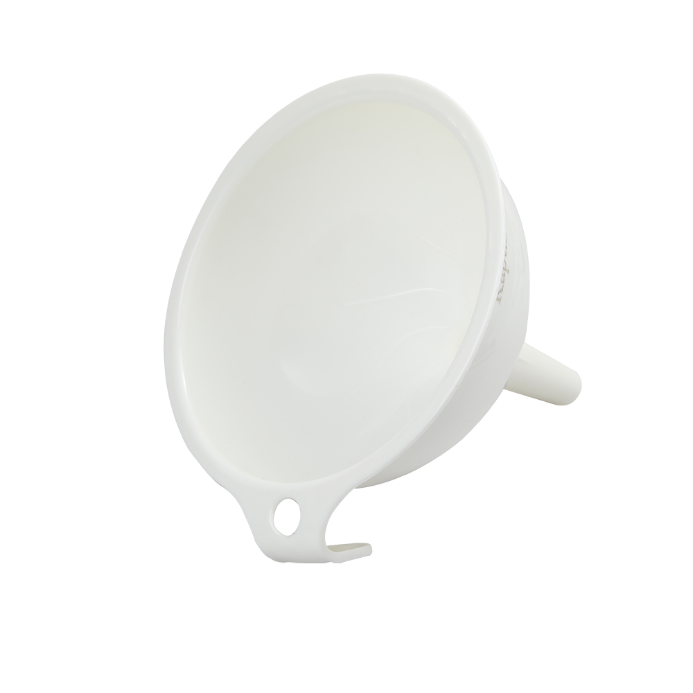 Kaptin Plastic Funnels,4.5 Inch Multi-Purpose Long Spout Plastic Funnels for oils, cooking wine, spices, flours, and more.