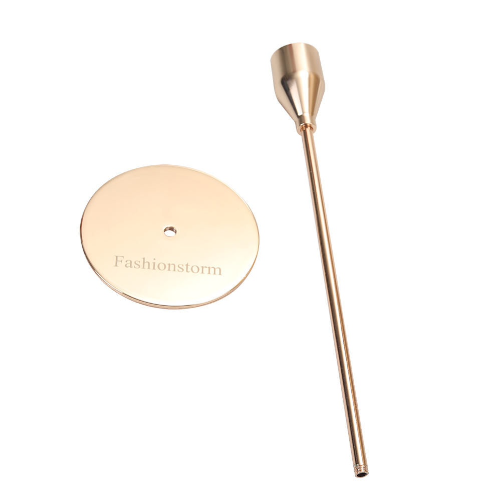 Fashionstorm Gold Candlestick,Fits 3/4 inch Thick Round Candles, Candlesticks for Weddings, Party Table Decorations, Home Decor, Candlelit Dinners.