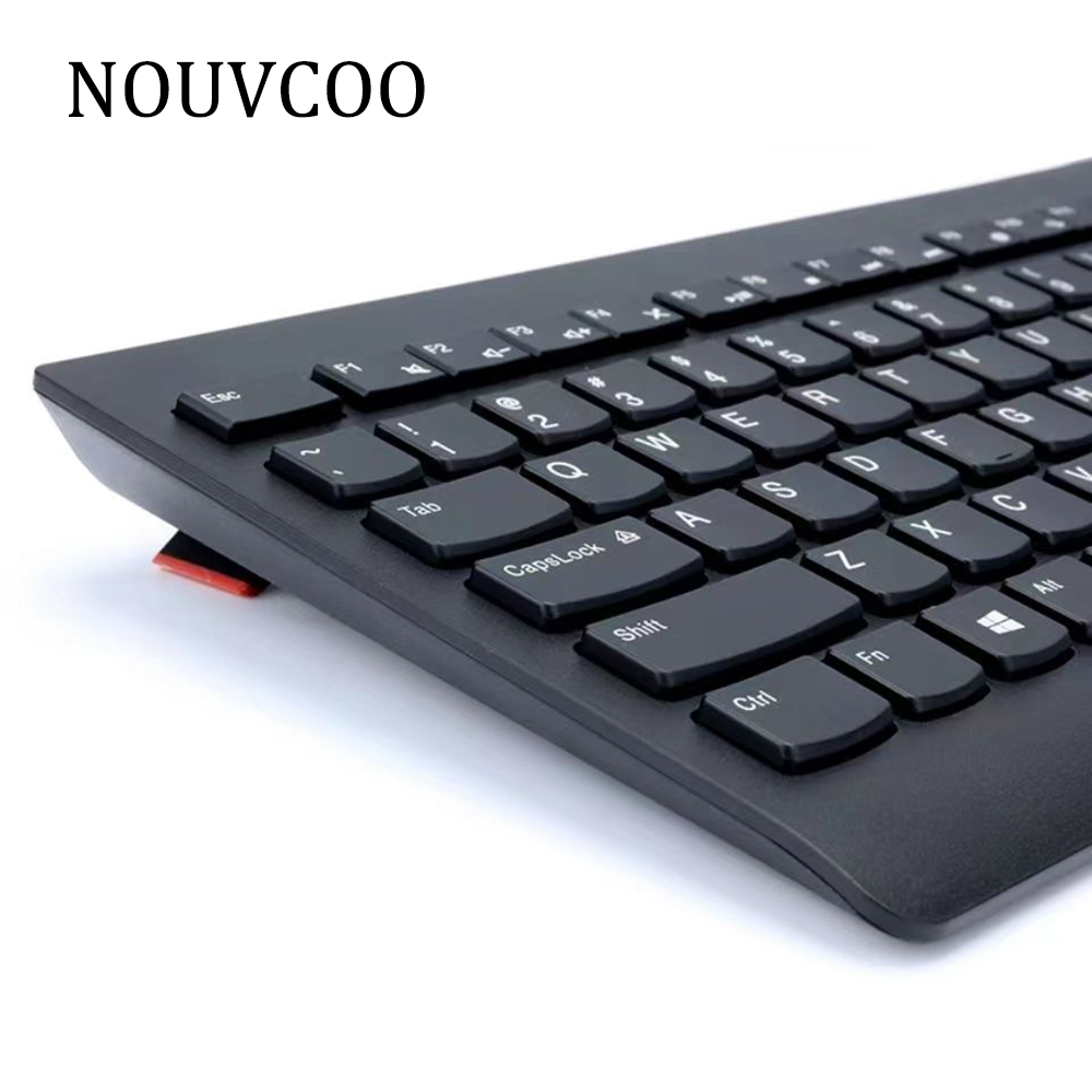NOUVCOO Computer peripheral devices- keyboard, Slim External Keyboard for Laptop and Desktop, USB wired keyboard for Office and Home. ﻿
