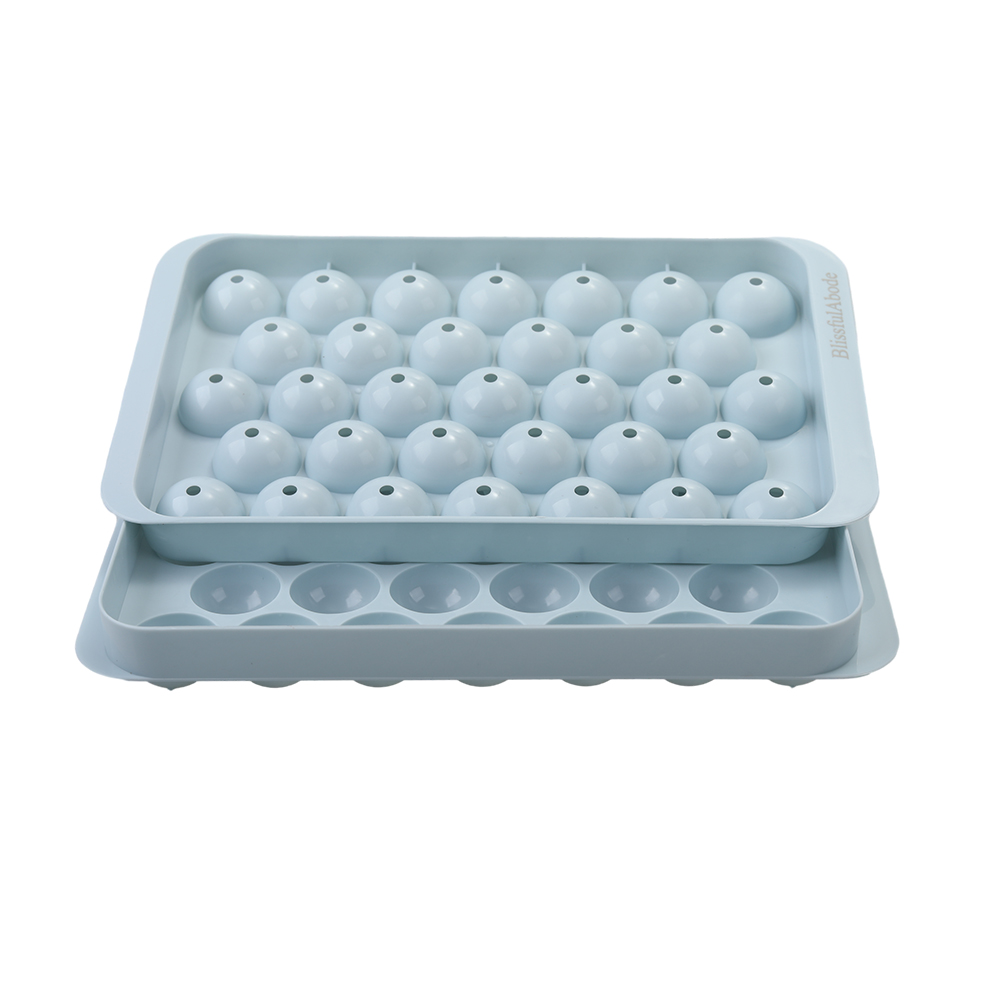 BlissfulAbode Homemade ice cube molds, food grade round ball ice cubes, household ice cube mold.