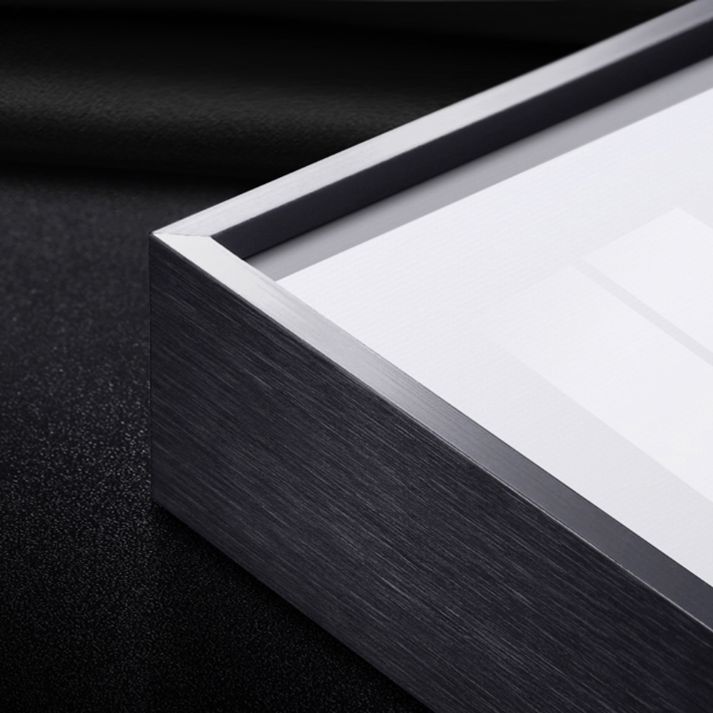 VZZBOO Black Picture frames(12x18 )Legal Sized Paper Display - Composite Wood with Shatter Resistant Glass（2 Pack）