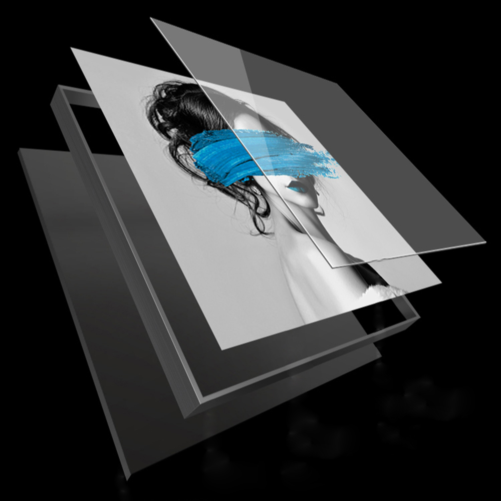 VZZBOO Black Picture frames(12x18 )Legal Sized Paper Display - Composite Wood with Shatter Resistant Glass（2 Pack）