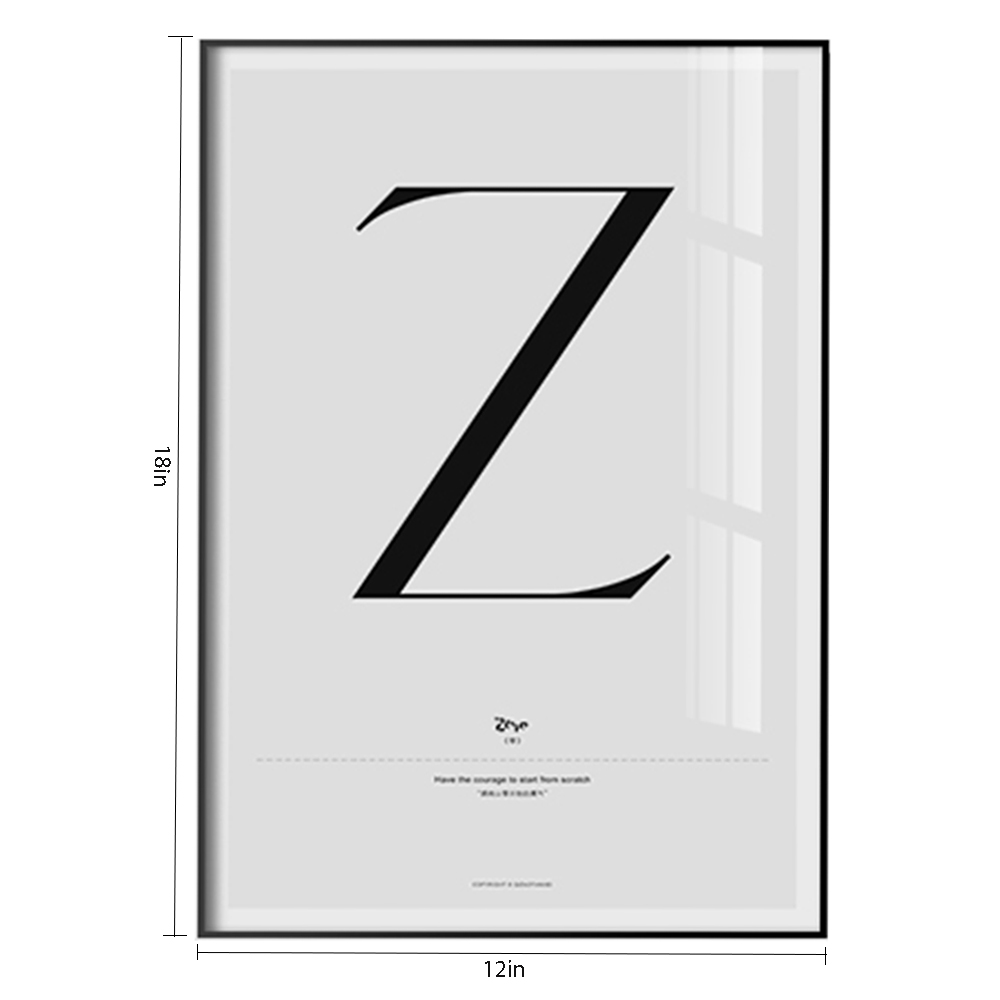 VZZBOO Black Picture frames(12x18 )Legal Sized Paper Display - Composite Wood with Shatter Resistant Glass（2 Pack）