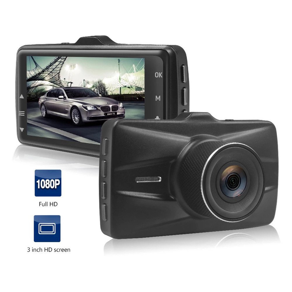 Dash Cam 1080P Full HD Car Dash Camera with F2.5 Night Vision 3.2Inch IPS Screen 170° Wide Angle Aluminum Alloy Dashcam for Cars,WDR,Loop Recording,G-sensor.