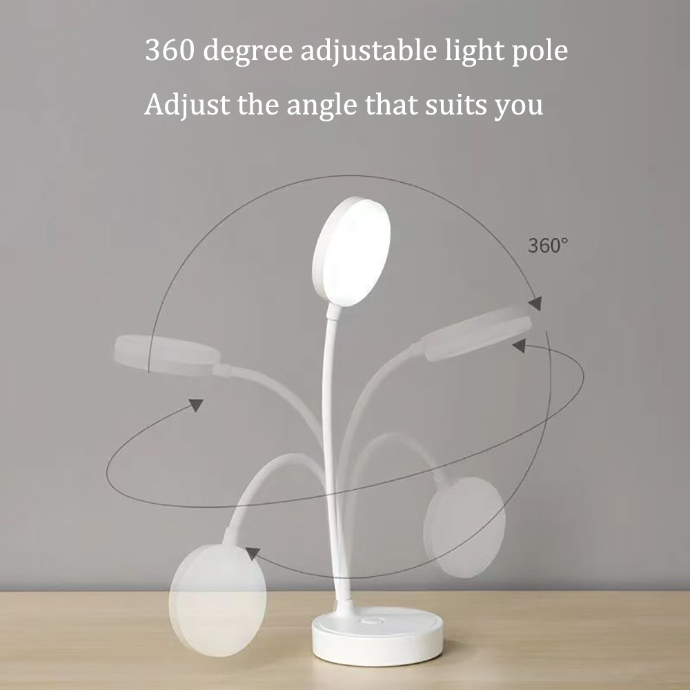JAMISAY Desk lamp LED lamp student dormitory room study special USB rechargeable models desk lamp.