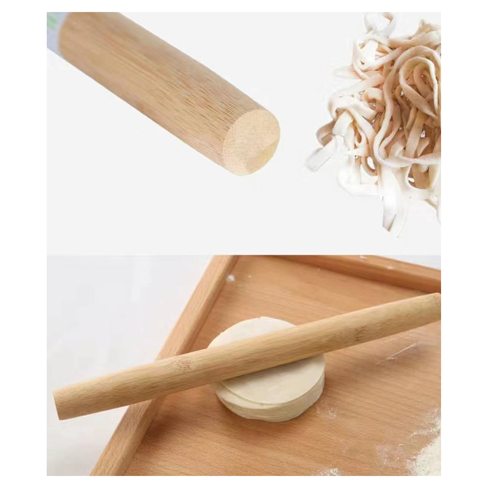 BlueSnail Kitchen 31.49-inch special wooden rolling pin in Light Wood Color