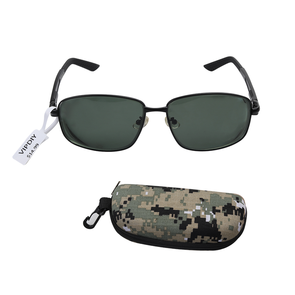 VIPDIY Men's high-end glasses UV resistant glass lens HD glasses.