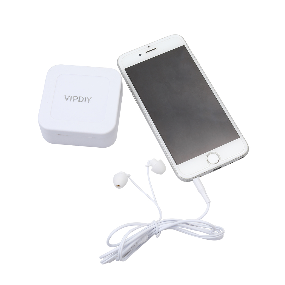 VIPDIY HIFI audio quality wired headset soft silicone headset.