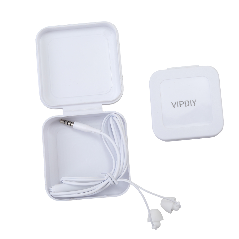 VIPDIY HIFI audio quality wired headset soft silicone headset.