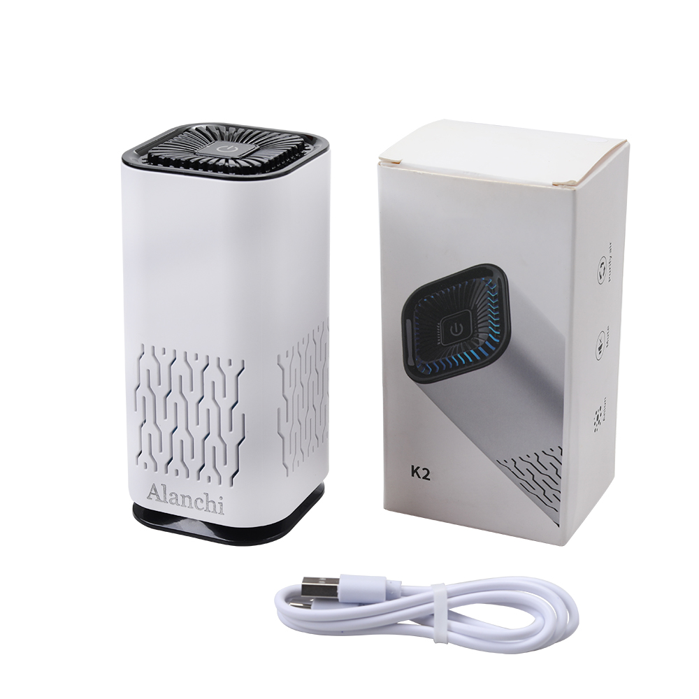 Alanchi Air Purifier,Air purifying apparatus and machines with 300W negative ion sterilization technology and HEPA filter + activated carbon filtration system For cars,homes, offices, hotels.White, 1-Pack Alanchi Air Purifier,Air purifying apparatus and machines with 300W negative ion sterilization technology and HEPA filter + activated carbon filtration system For cars,homes, offices, hotels.White, 1-Pack