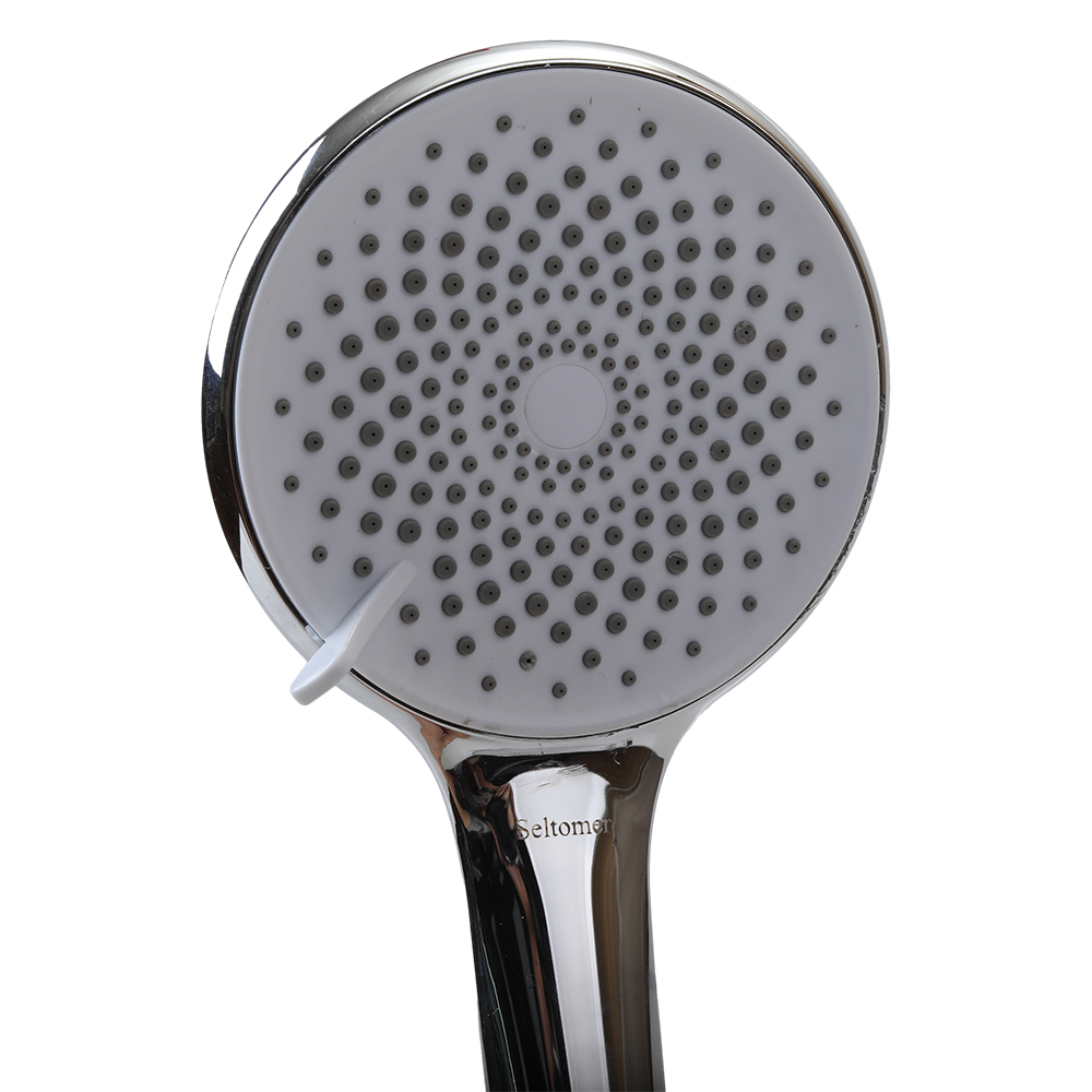 Seltomer Hand-held shower, Integrated high-pressure shower, 4 Spray Modes Universal Handheld Shower Head for Bathroom.