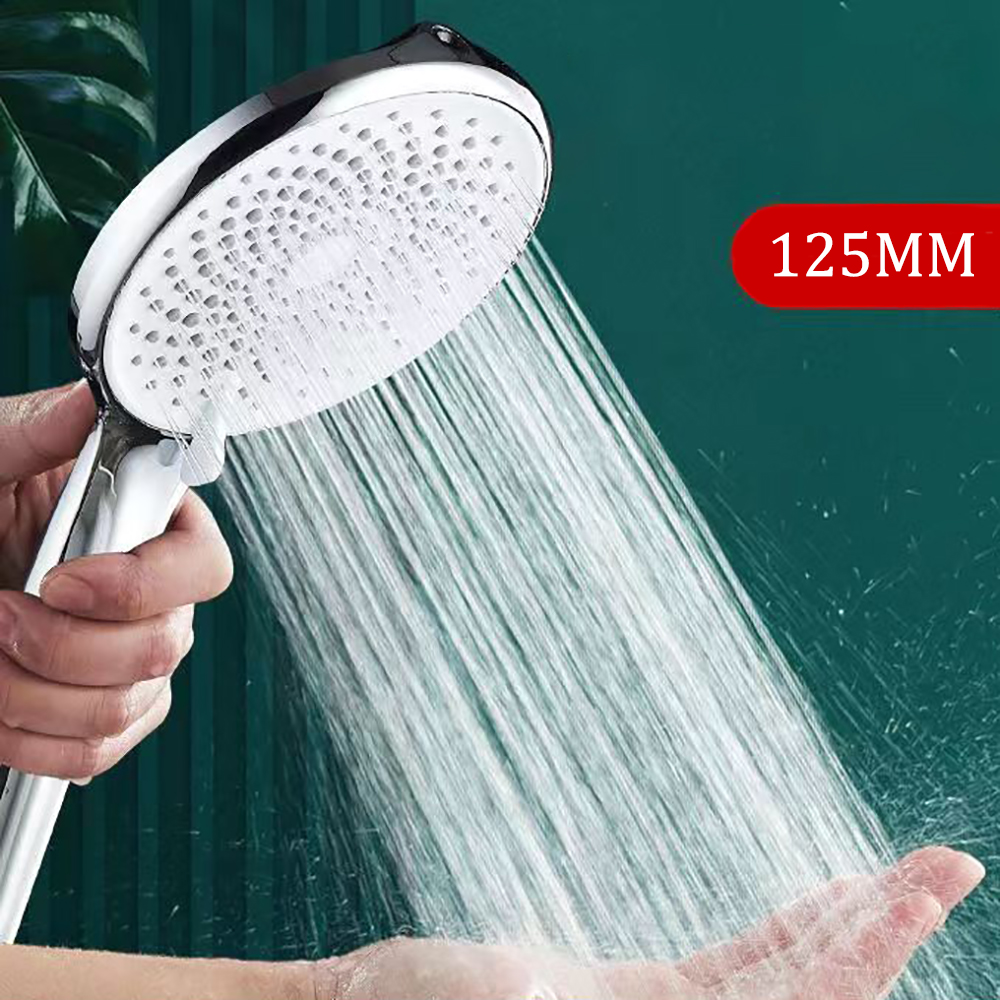 Seltomer Hand-held shower, Integrated high-pressure shower, 4 Spray Modes Universal Handheld Shower Head for Bathroom.