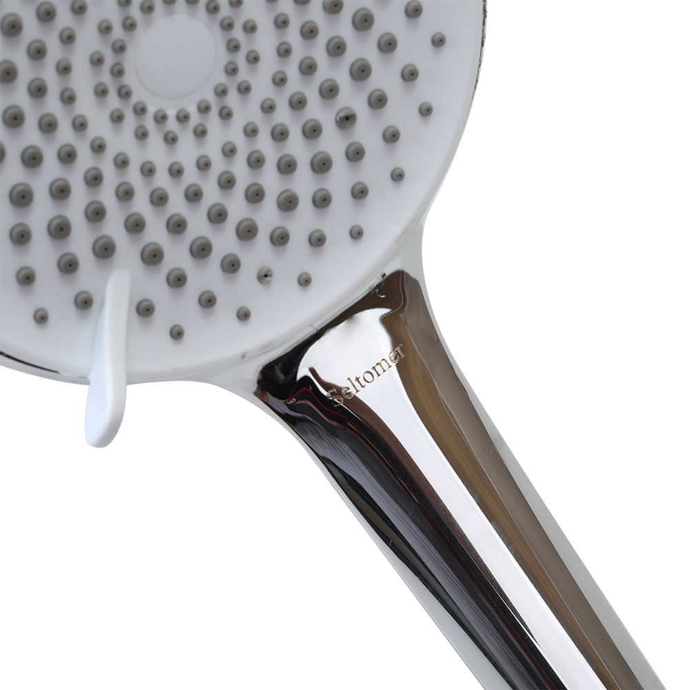 Seltomer Hand-held shower, Integrated high-pressure shower, 4 Spray Modes Universal Handheld Shower Head for Bathroom.