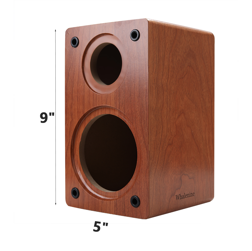 Whalenine 5" x 9" Cabinets for Loudspeakers Speaker Enclosure Wood Speaker Box Empty DIY Enclosure Shell Sound Amplifier LoudSpeaker
